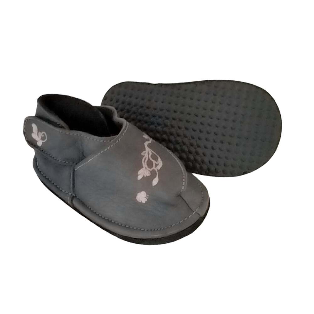 Baby Girl Scooter Bees Leather Walking Moccasins